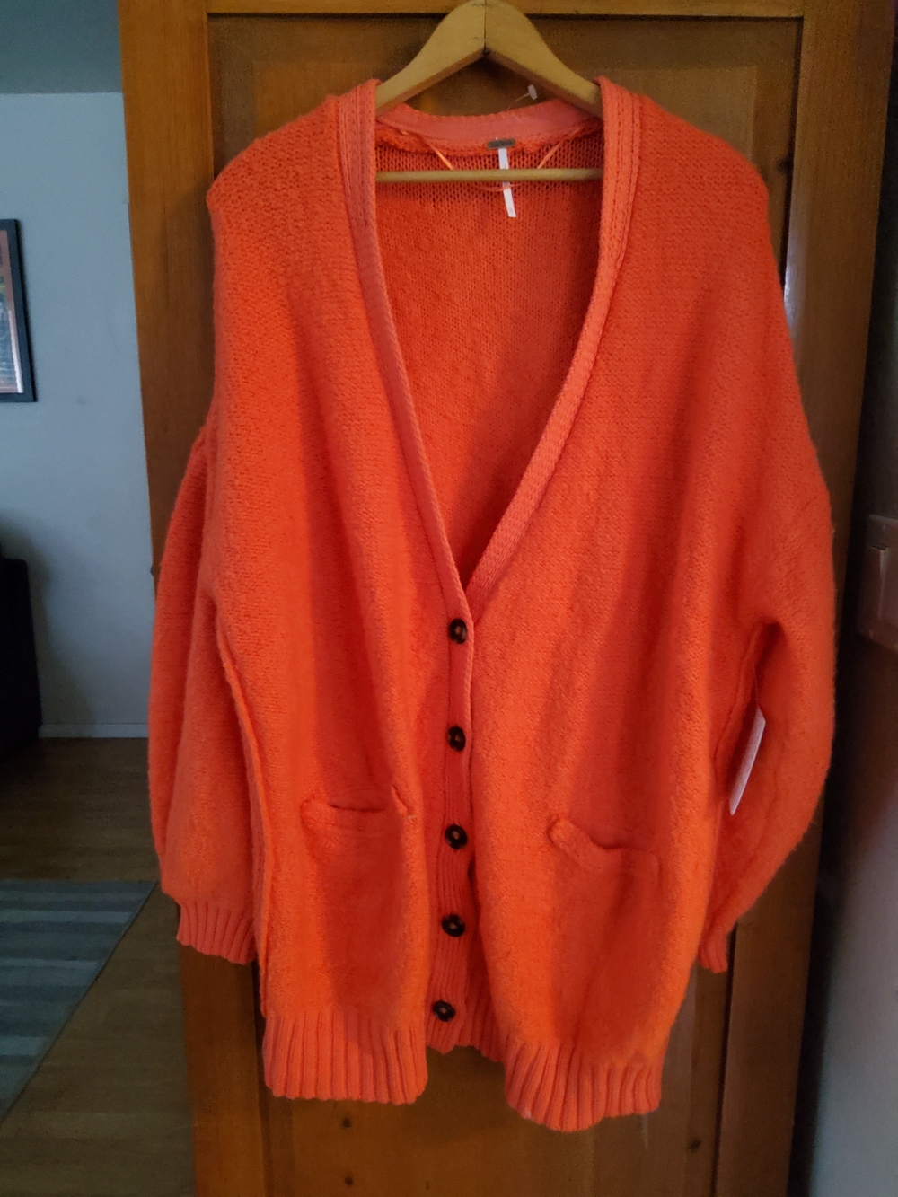 NWT Free People Snow Drop Cardigan Sweater Size L